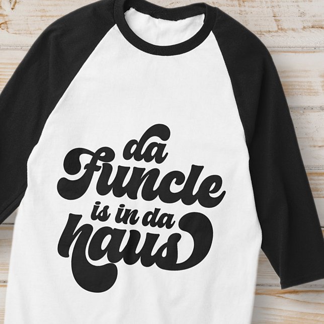 Camiseta O Funcle Divertido Simples Vintage Retro (Criador carregado)