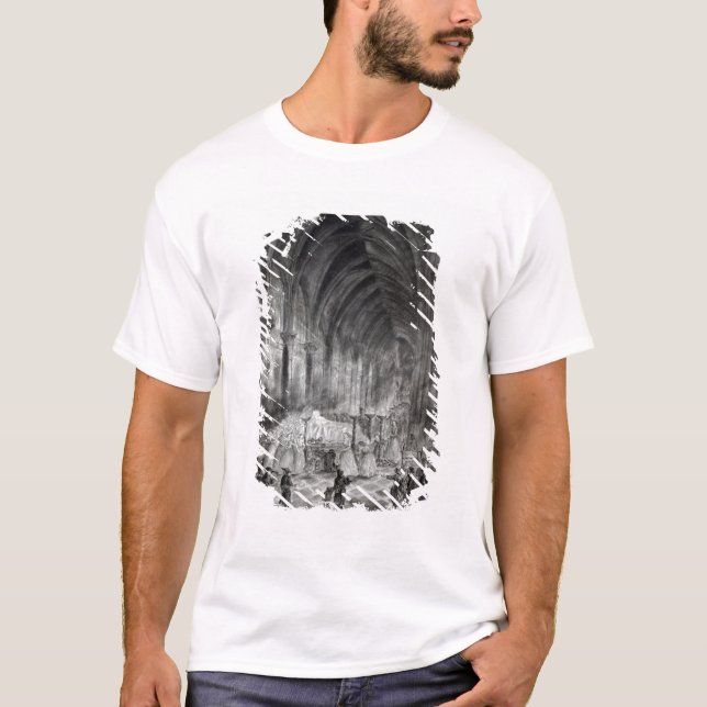 Camiseta O funeral de Jean Paul Marat (Frente)