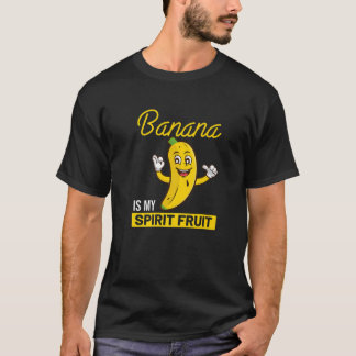 Camiseta O Funny Banana É O Meu Espírito Fruta Humor Banana