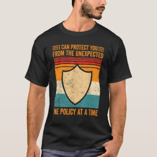 Camiseta O Funny Insurance Agent Broker protege-se contra o