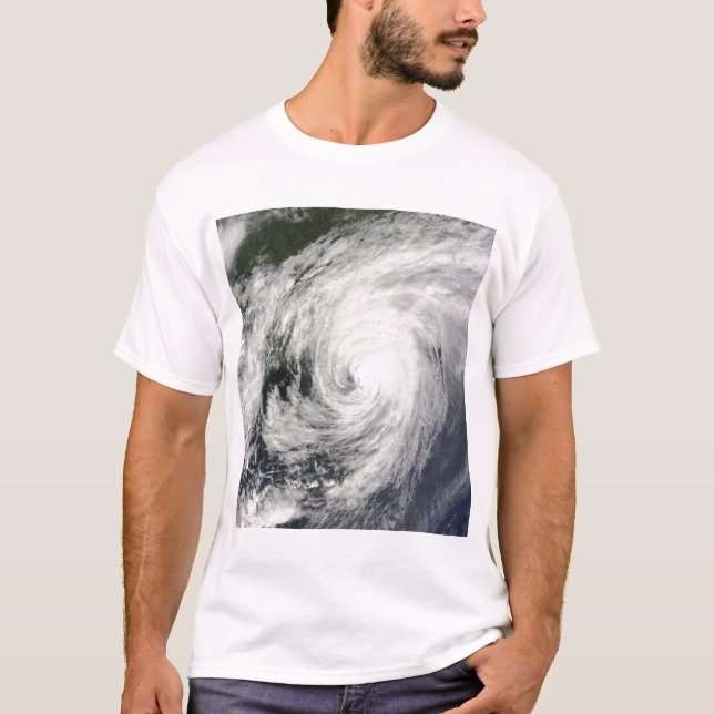 Camiseta O furacão Bill sobre a Nova Escócia (Frente)