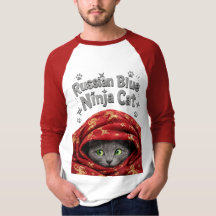 O Furtivo e Empolado: Gato Ninja Azul Russo