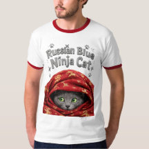O Furtivo e Empolado: Gato Ninja Azul Russo