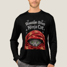 O Furtivo e Empolado: Gato Ninja Azul Russo