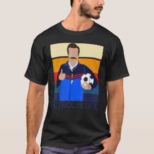 Camiseta O Futebol De Vintagem Retroativa É A Vida Essencia