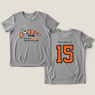 Camiseta O futebol te leva ao seu objetivo - Laranja