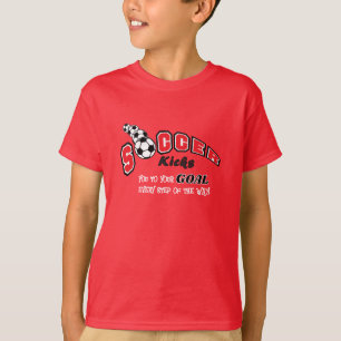 Camiseta O futebol te leva ao seu objetivo - Vermelho