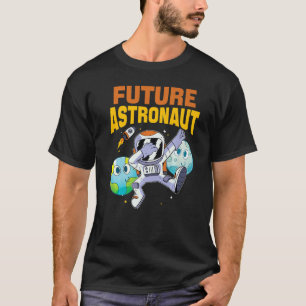 Camiseta O Futuro da Dabbing Universo do Foguete Espacial E