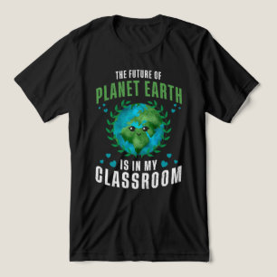 Camiseta O Futuro do Planeta Terra está na minha sala de au