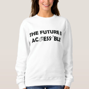 Camiseta O futuro é a linguagem de sinais ASL acessível Bra