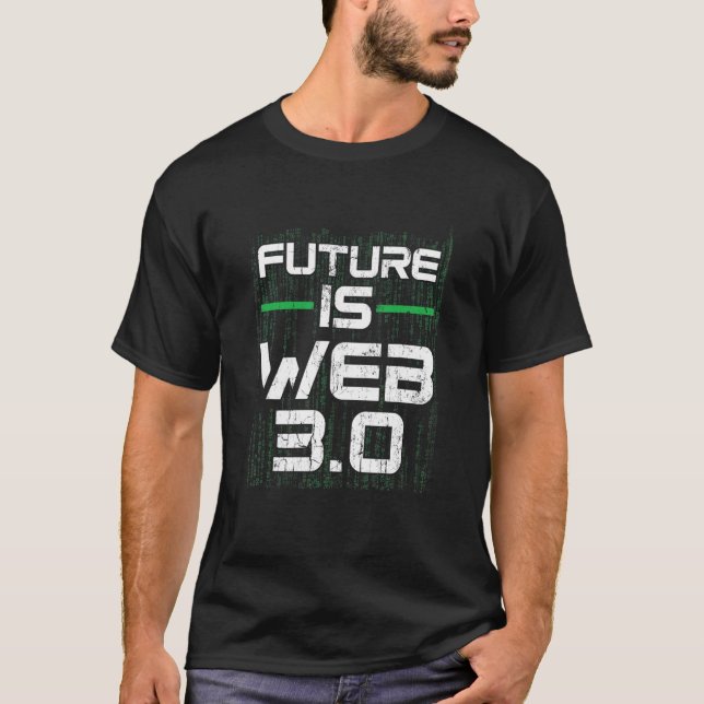 Camiseta O Futuro É A Web 3 0 Realidade Virtual Vr Spatial  (Frente)