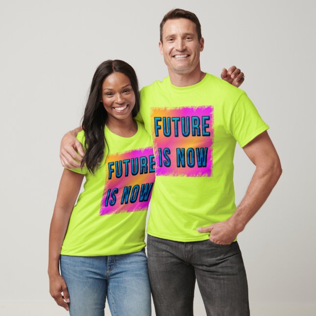 Camiseta o futuro é agora (Unissex)