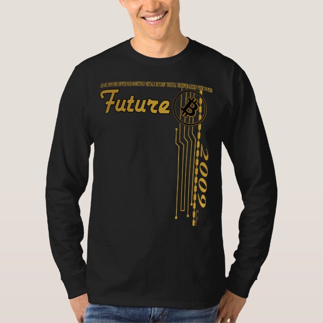 Camiseta O Futuro É Criptomoeda Criptomoeda Comerciante Btc (Frente)