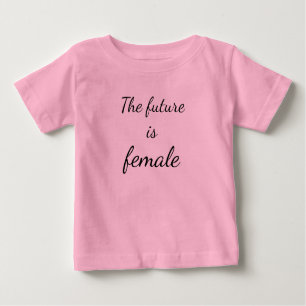 Camiseta O Futuro é Fêmea Bebê Tutu Roupa De Porte