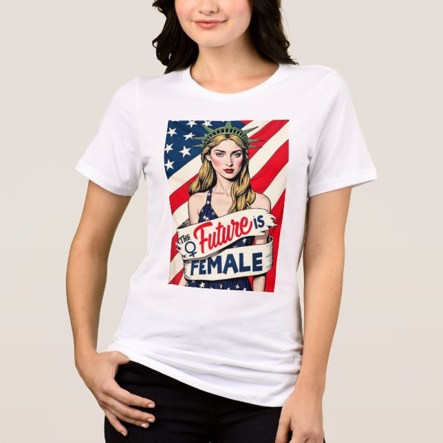 Camiseta O futuro é feminino (Frente)
