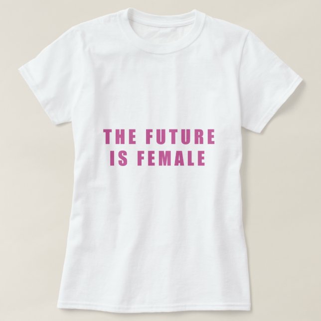 Camiseta O Futuro É Feminino (Frente do Design)