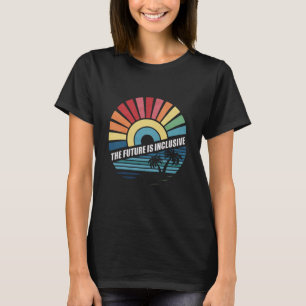 Camiseta O Futuro É Inclusivo Direitos Orgulho LGBT Gay 