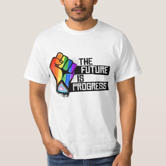 Camiseta O Futuro é Progresso (Frente)