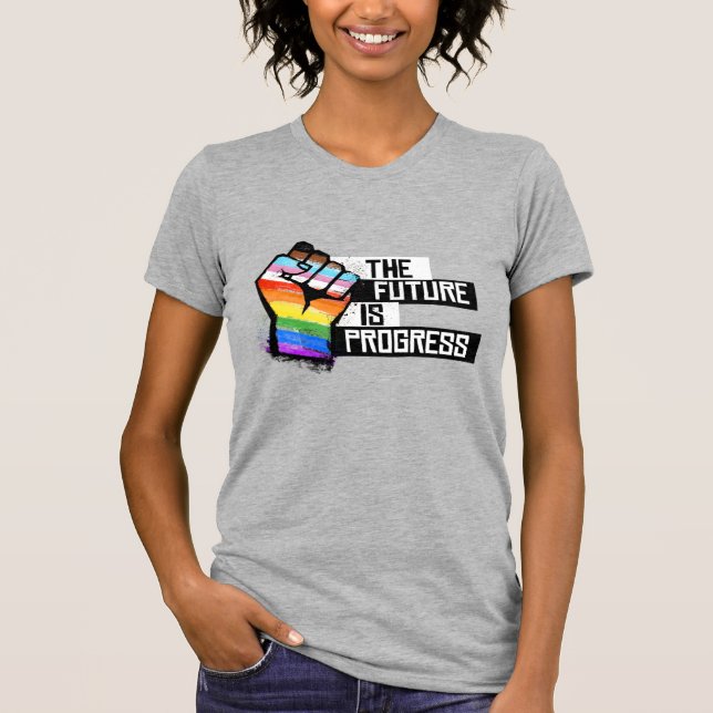 Camiseta O Futuro é Progresso (Frente)