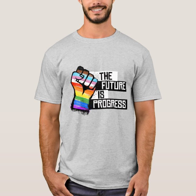 Camiseta O Futuro é Progresso (Frente)
