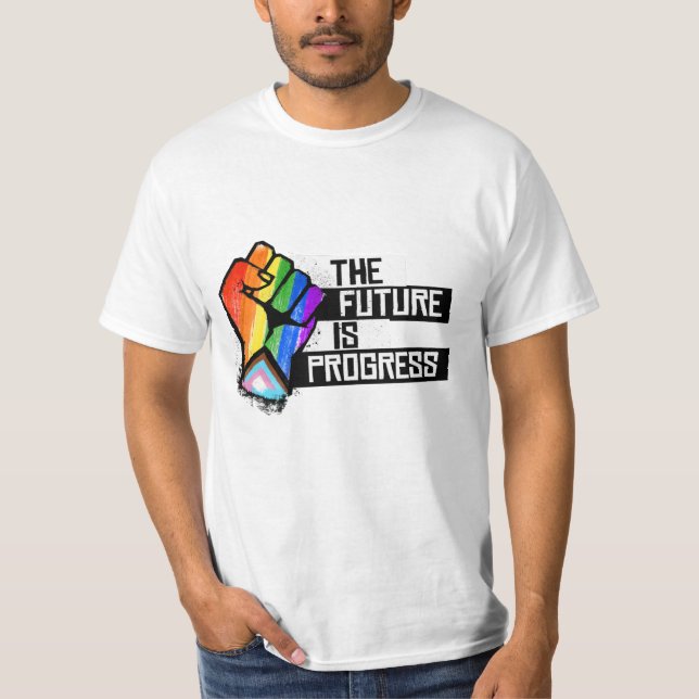 Camiseta O Futuro é Progresso (Frente)