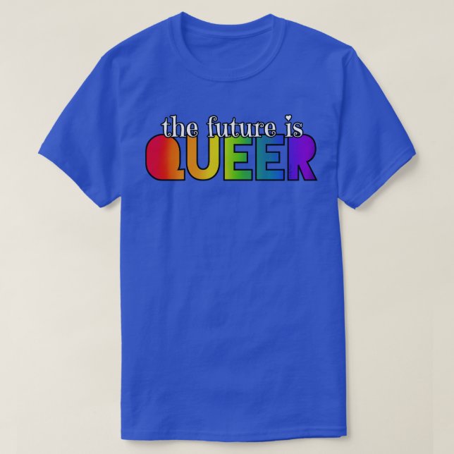 Camiseta O Futuro é Queer (Frente do Design)