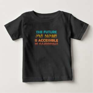 Camiseta O futuro é um idioma de sinal ASL acessível