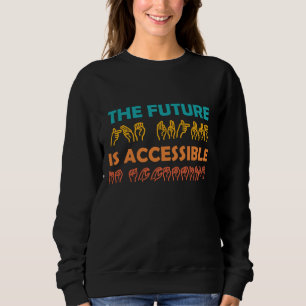 Camiseta O futuro é um idioma de sinal ASL acessível