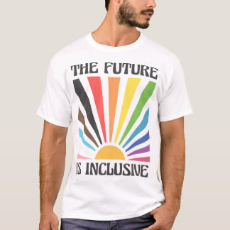 Camiseta O Futuro É Um Orgulho De Progresso Inclusivo Do Lg