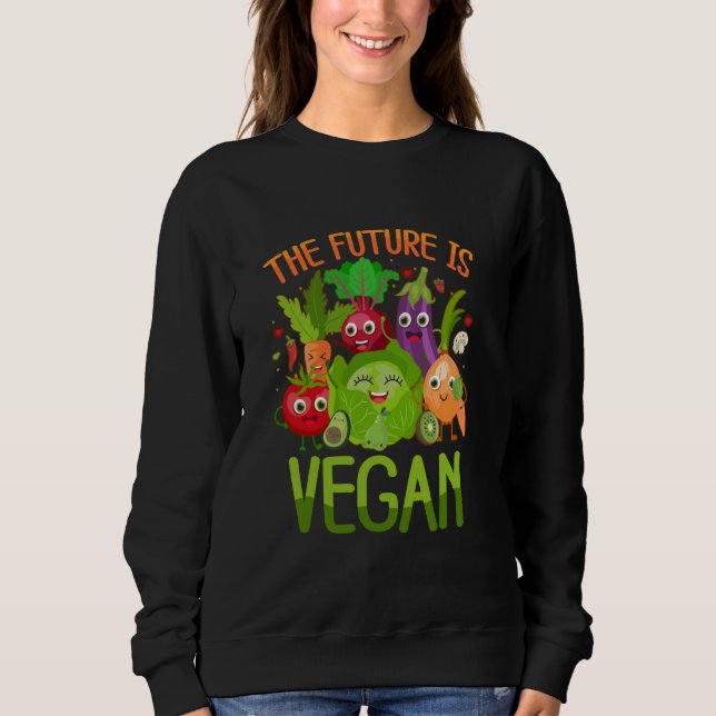 Camiseta O Futuro É Vegan (Frente)