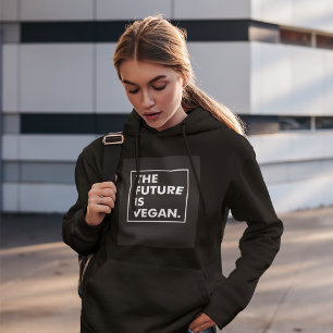 Camiseta O Futuro é Vegan Capuz