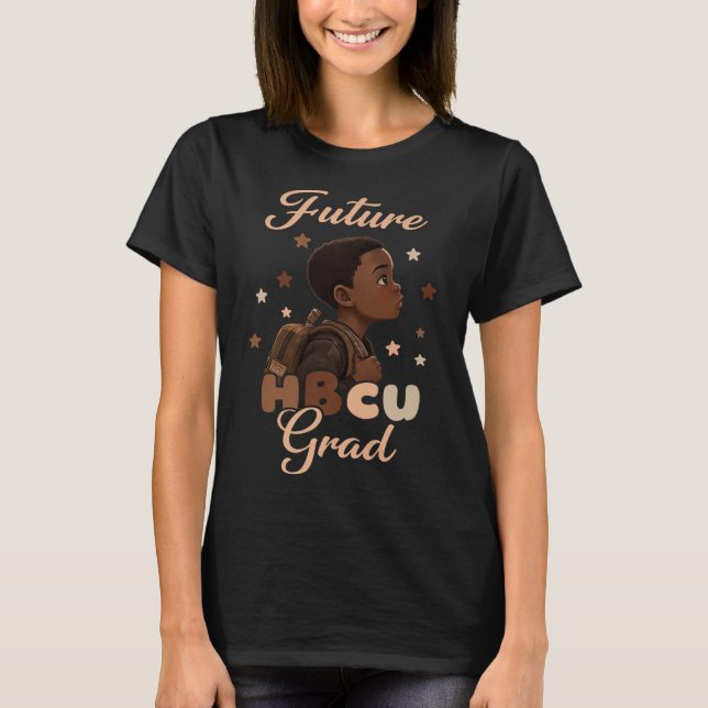 Camiseta O Futuro Hbcu Formando História Negra Formatação d (Frente)