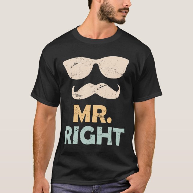 Camiseta O Futuro Marido do Justo, Solteiro (Frente)