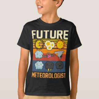 Camiseta O Futuro Meteorologista Da Juventude, O Clima Do H