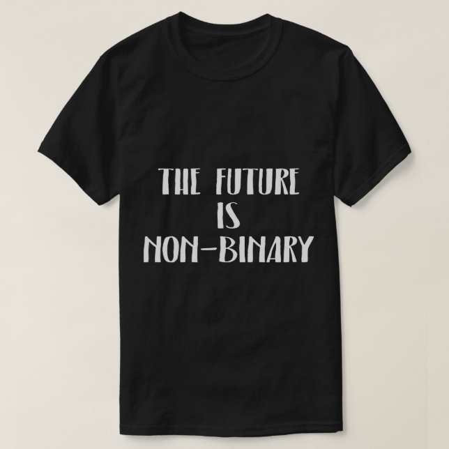 Camiseta O Futuro Não É Binário (Frente do Design)
