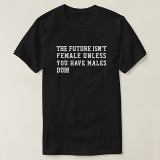 CAMISETA O FUTURO NÃO É FEMININA A MENOS QUE TENHA MALES DU