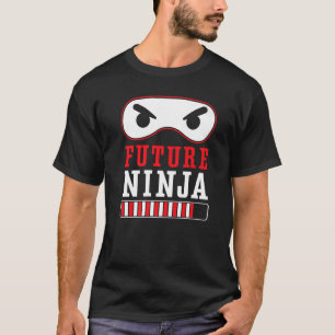 Camiseta O Futuro Ninja Mercenário Shuriken Kunai Shinobi N