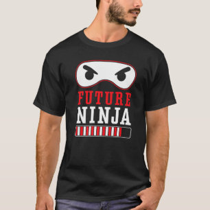 Camiseta O Futuro Ninja Mercenário Shuriken Kunai Shinobi N