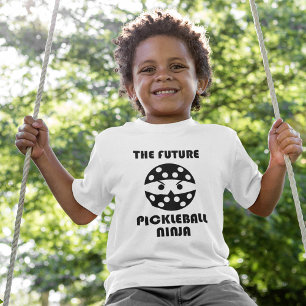Camiseta O futuro Pickleball Ninja, fofo