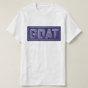 Camiseta O G.O.A.T. no topo