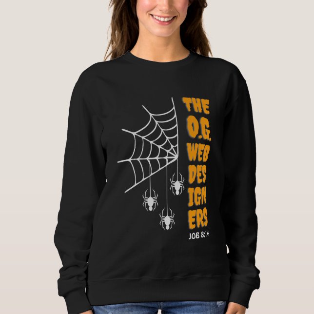 Camiseta O.G. WEB DESIGNERS Spider Christian Halloween (Frente)