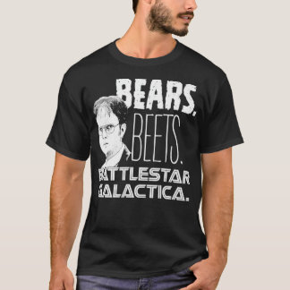Camiseta O Gabinete Bears Beets Dwight Head Premium