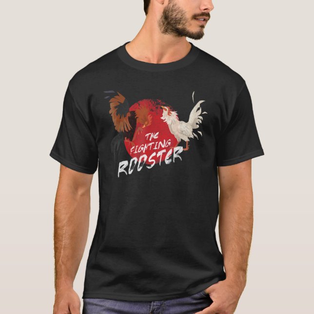 Camiseta O Galo Lutador Para Frango (Frente)