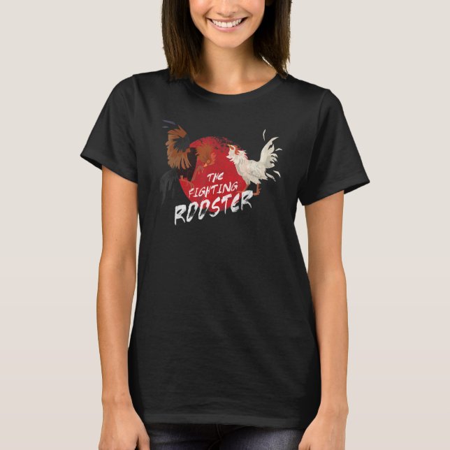 Camiseta O Galo Lutador Para Frango (Frente)