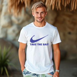 Camiseta O Gancho de Peixes Toma o Isco
