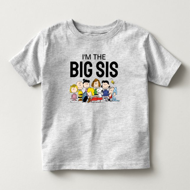 Camiseta O Gangue do Peanuts | Eu Sou a Irmã Mais Velha (Frente)
