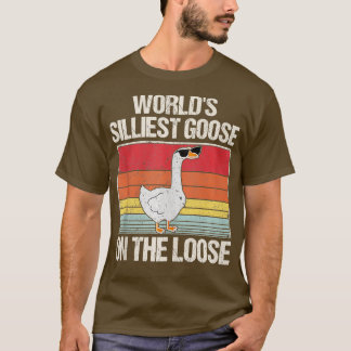 Camiseta O Ganso Mais Silencioso Do Mundos Que Diz Ta