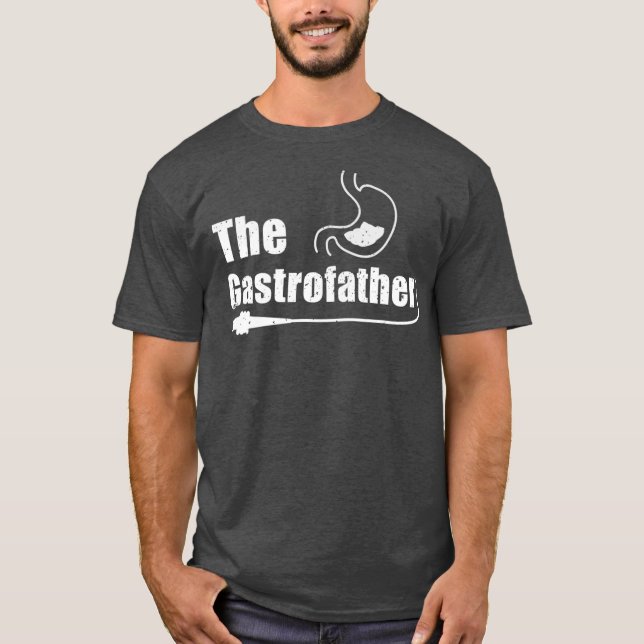 Camiseta O Gastro-Padre Funny Gastroenterologista Gift (Frente)