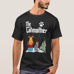 Camiseta O Gatinho de Natal da CatMãe Maine Coon Cat
