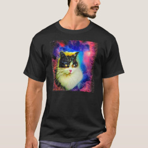 Camiseta O Gato Branco Mais Fofo Da Nebulosa Do Universo